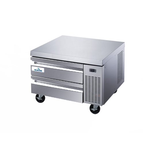 Glacier GCB-36 Glacier Refrigerated Chef Base, one-section, 36 in W x 32 in D x 25 in H, side m