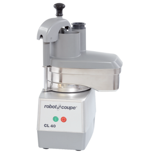 Robot Coupe CL40 NODISC Commercial Food Processor, includes: stainless steel & polycarbonate vegetable p