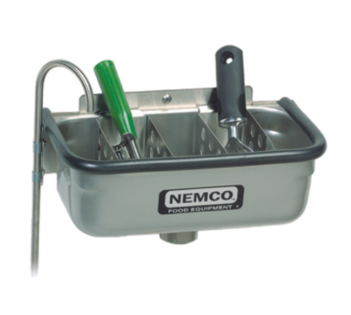 Nemco 77316-13A Ice Cream Spade Dipper Well, 13 in , 3/8 in  dia. spigot installed for left or r