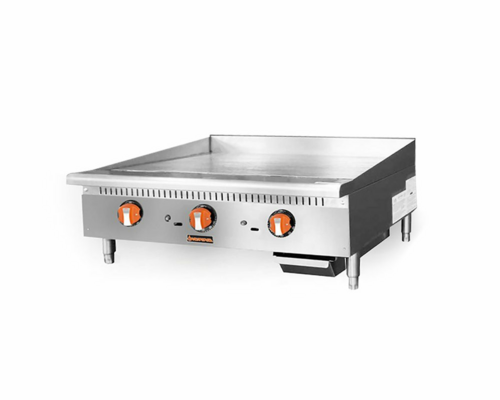 Sierra SRTG-24 Sierra Griddle, natural gas, countertop, 24 in W, 3/4 in  thick polished steel g