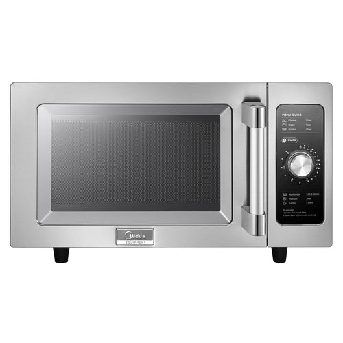 Midea 1025F0A Commercial Microwave Oven, 0.9 cu. ft. capacity, 1000 watts, light duty, full po