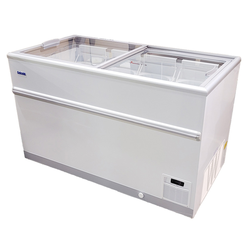Celcold CF52ESG-LED Ice Cream Chest Freezer, 52-9/10 in W, 12.2 cu ft. capacity, (8) tub display on