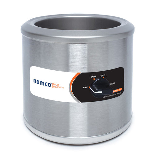 Nemco 6101A Countertop Round Warmer, 11 quart, stainless steel construction, adjustable ther