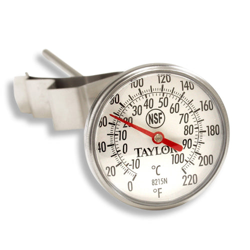 Taylor 8215N Bi-Thermr Pocket Thermometer, dial, 0ø to 220øF (-10ø to 100øC) temperature rang