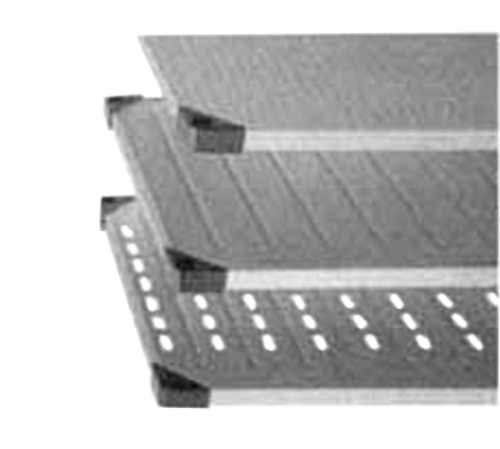 Metro 2448FS  - Super Erectar Shelf, solid, 48 in W x 24 in D, stainless steel, fla