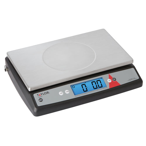 Taylor TE66OS Portion Control Scale, digital, 66 lb x 0.1 oz / 30 kg x 2 g, 11-1/4 in  x 7-1/4