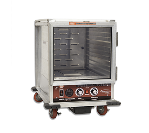 Winholt NHPL-1810HHC Non-Insulated Heater/Proofer Cabinet, mobile, half height, 21 in W x 30-3/4 in D