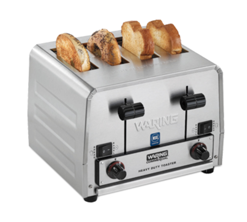 Waring WCT855 Commercial Switchable Bagel/Bread Toaster, heavy-duty, (4) 1-1/2 in  slots, (4)
