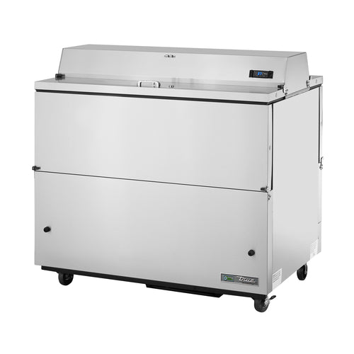 True TMC-49-S-DS-HC Mobile Milk Cooler, forced-air, (12) 13 in  x 13 in  x 11-1/8 in  crate capacity