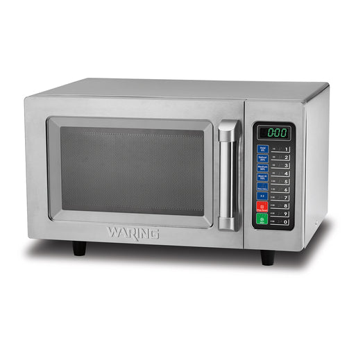 Waring WMO90 Microwave Oven, medium duty, 1000 watts, .9 cubic feet, 20 in W x 17 in D x 12-1
