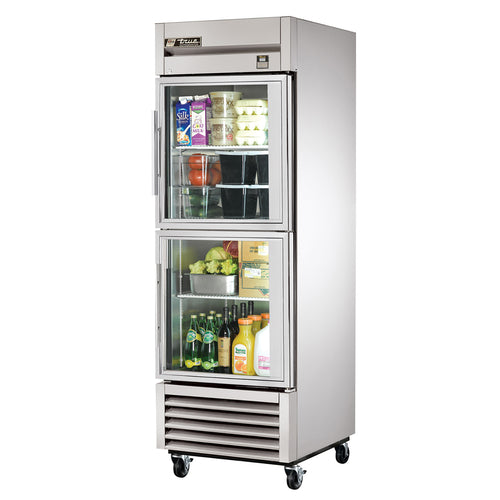 True TS-23G-2-HC~FGD01 Refrigerator, reach-in, one-section, framed glass door version 01, (2) glass hal
