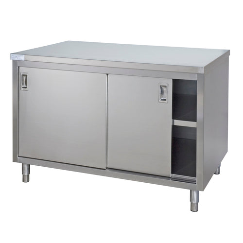 Tarrison Servery & Cabinets TC-C3048 Servery Work Table, Cabinet with sliding doors, 48 in W x 30 in D, flat top with