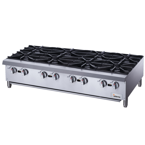 Inferno IHP-8 Inferno Hotplate, natural gas, countertop, 48 in W x 28 in D x 13 in H, (8) 28,0