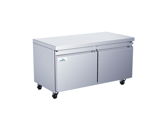 Glacier GUF-60 Glacier Undercounter Freezer, two-section, 60 in W x 31 in D x 36 in H, front br
