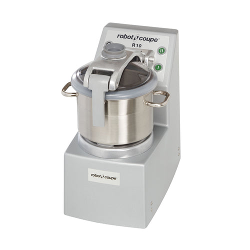 Robot Coupe R10U Cutter/Mixer, vertical, bench-style, 11.5 liter capacity stainless steel bowl, 3