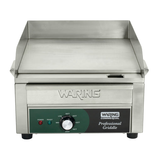 Waring WGR140X Countertop Griddle, electric, 14 in  x 16 in  grilling surface, adjustable therm
