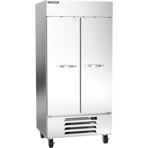Beverage Air HBF35HC-1 Horizon Series Freezer, reach-in, two-section, 39-1/2 in W, 84 in H, 36.87 cu. f