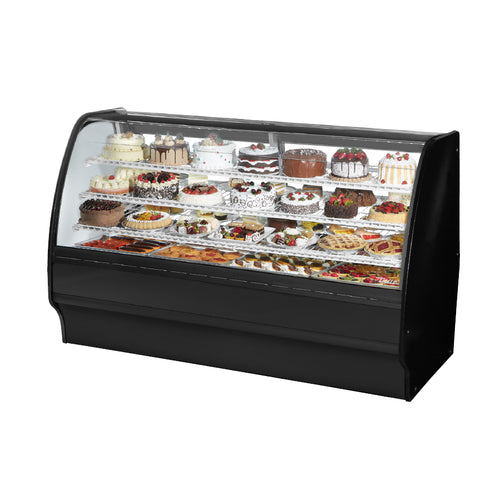 True TGM-R-77-SC/SC-S-W Glass Merchandiser, refrigerated, 77-1/4 in W, self-contained refrigeration, wit