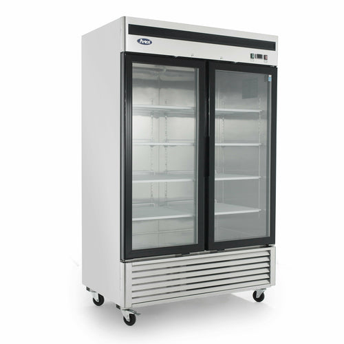 Atosa MCF8707GR Refrigerator Merchandiser, two-section, 54-2/5 in W x 31-7/10 in D x 83-1/10 in