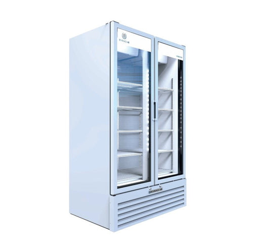 Beverage Air MT49-1W Marketeer Series Refrigerated Merchandiser, reach-in, two-section, (2) double pa