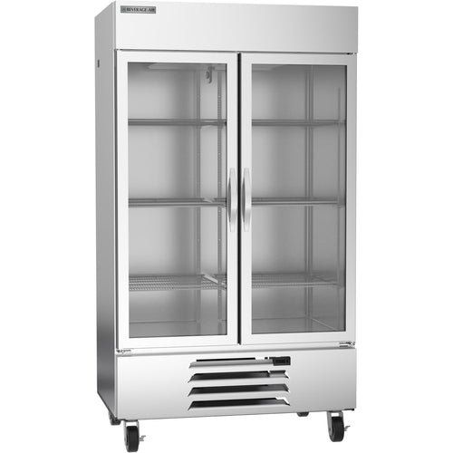 Beverage Air HBF44HC-1-G Horizon Series Freezer, reach-in, two-section, 47 in W, 84-1/4 in H, 44 cu. ft.