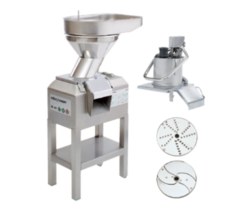 Robot Coupe CL60E2FEEDHEADS E-Series Commercial Food Processor, includes: vegetable prep attachment with aut
