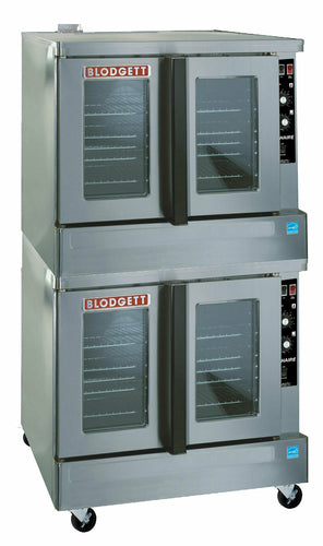 Blodgett ZEPH-100-G-ES DBL Zephaire Convection Oven, gas, double-deck, standard depth, capacity (5) 18 in