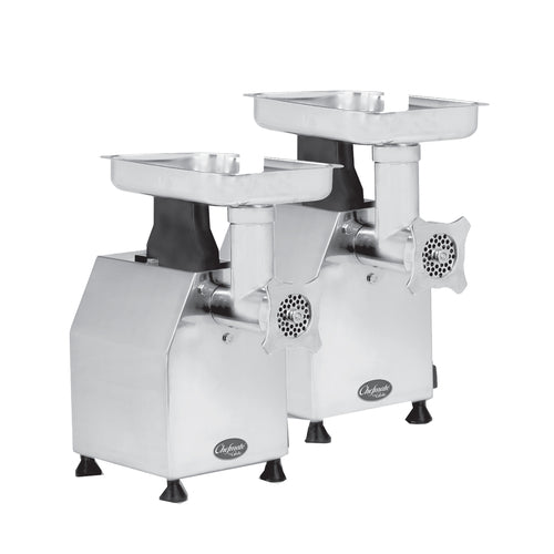 Globe CM22 Chefmate Meat Chopper, #22 head size, 450 lbs. meat/hour, manual reset motor ove