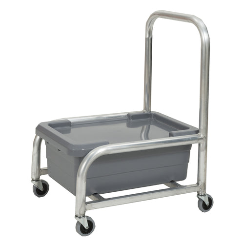 Robot Coupe   R198 Food Tray Cart, aluminum, includes polycarbonate pan & lid