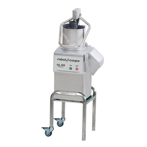 Robot Coupe CL55E Commercial Food Processor, includes: vegetable prep attachment with pusher feedh