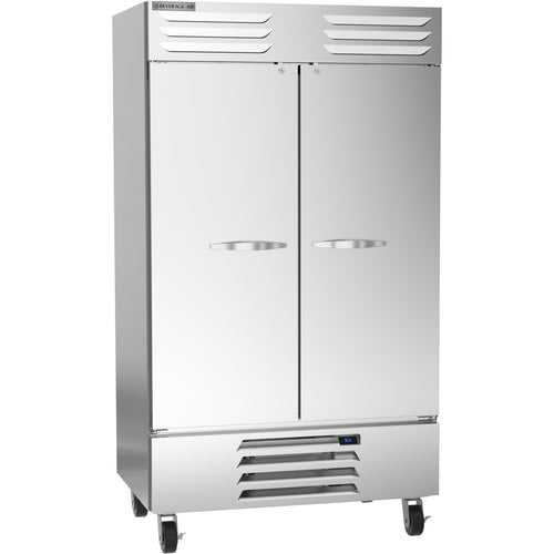 Beverage Air RB44HC-1S Vistar Refrigerator, reach-in, two-section, 44 cu. ft., (2) lockable hinged soli