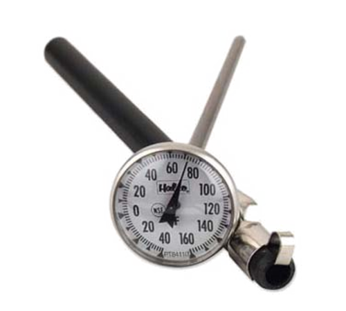 Browne PT84101 Pocket Test Thermometer, 1 in  dial, 5 in L, temperature range 0ø to 220ø F, acc