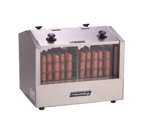Antunes HDH-3DR (9300106) Hot Dog Hutch, two side-by-side hot dog steamer compartments, capacity