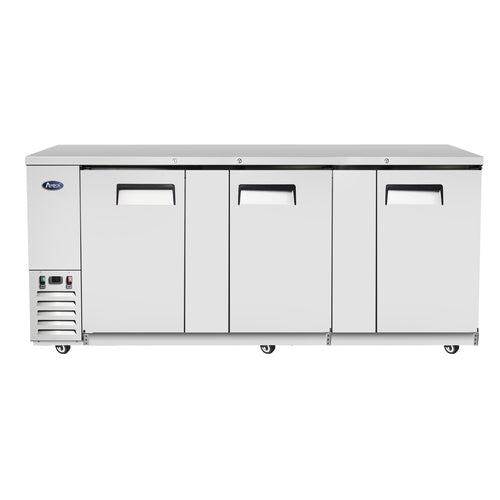 Atosa MBB90GR Atosa Back Bar Cooler, three-section, 89-3/10 in W x 28-1/0 in D x 40-1/10 in H,