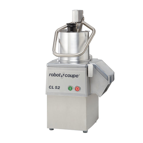 Robot Coupe CL52E Commercial Food Processor, includes: vegetable prep attachment with full moon sh