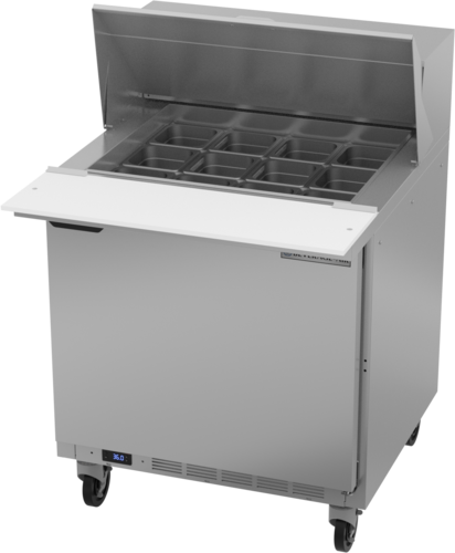 Beverage Air SPE32HC-12M Sandwich Top Refrigerated Counter, one-section, 32 in W, 8.01 cu. ft., (1) solid
