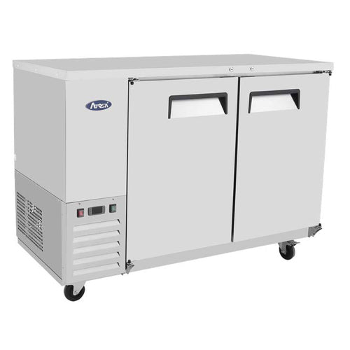 Atosa SBB59GRAUS1 Atosa Back Bar Cooler, shallow depth, two-section, 57-3/4 in W x 24-1/2 in D x 4