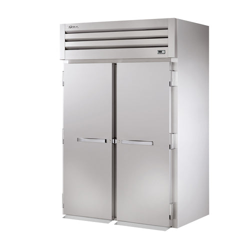 True STR2RRI89-2S SPEC SERIESr Refrigerator, roll-in, 89 in H, two-section, (2) stainless steel do