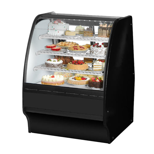 True TGM-R-36-SC/SC-S-S Glass Merchandiser, refrigerated, 36-1/4 in W, self-contained refrigeration, wit