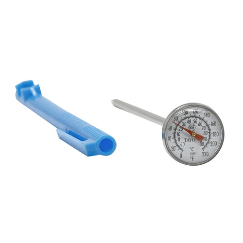 Taylor 5989NFS Pocket Thermometer, dial, instant read, 0ø to 220øF (-14ø to 105øC), temperature