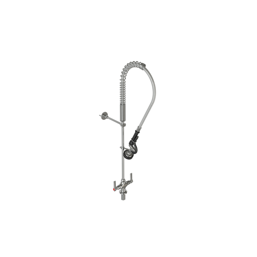 Tarrison TP-PR1DDH-KIT Pre-Rinse Faucet Assembly, deck mount, single hole, double pantry, 44 in  hose a