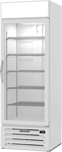 Beverage Air MMF19HC-1-W MarketMax Freezer Merchandiser, reach-in, one-section, 27-1/4 in W, 78-1/8 in H,