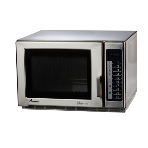 Amana RFS12TS Amanar Commercial Microwave Oven, 1.2 cu. ft., 1200 watts, medium volume, 4-stag