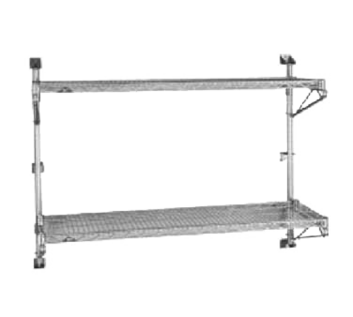 Metro 54PDF  - Post & Mounting Brackets, for Super Erectar wall mount, consists of