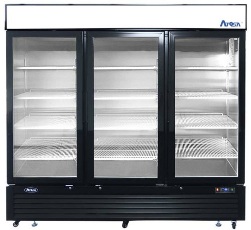 Atosa MCF8728GR Freezer Merchandiser, three-section, 81-9/10 in W x 31-1/2 in D x 81-1/5 in H, b