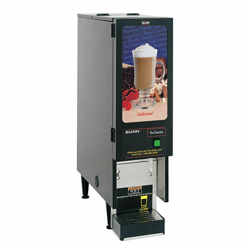 Bunn-O-Matic 28700.6001 SET00.0196 FMD-1 BLK Fresh Mix Dispenser, (1) 8 lb. hopper, 4.2 gallon/hr capaci