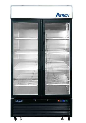 Atosa MCF8733GR Refrigerator Merchandiser, two-section, 39-2/5 in W x 31-1/2 in D x 81-1/5 in H,