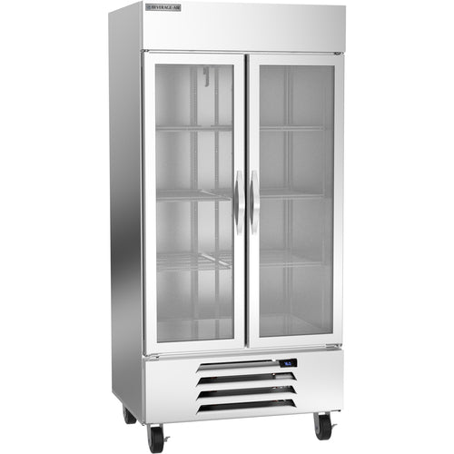 Beverage Air HBR35HC-1-G Horizon Series Refrigerator, reach-in, two-section, 39-1/2 in W, 84 in H, 36.87