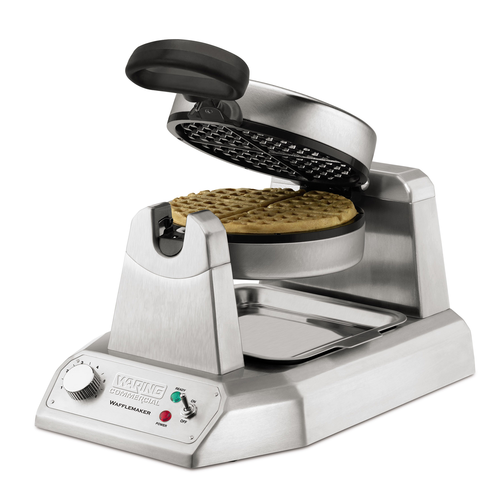 Waring WWD180X Classic Waffle Maker, single, up to (35) 5/8 in  thick waffles per hour, audio b