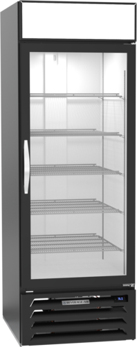 Beverage Air MMR23HC-1-B MarketMax Refrigerated Merchandiser, reach-in, one-section, (1) double pane hing